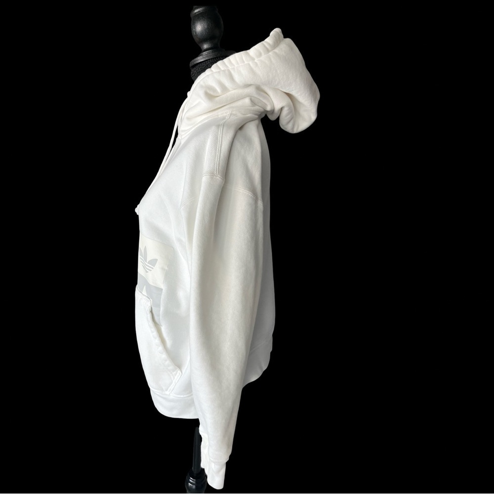 Adidas Cream Hoodie with Logo - Picture 2 of 4